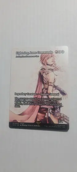 MTG FF - Magic The Gathering - Final Fantasy - Lightning, Lone Commando - Image 1