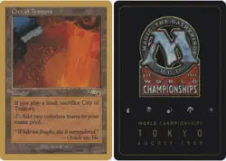 City of Traitors - Kai Budde - 1999 ~ Moderately Played World Championship J MTG - Image 1