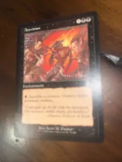 Played Attrition Urza's Destiny Mtg Magic the Gathering LP - Image 1