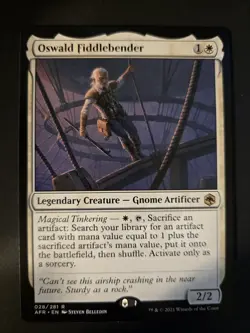 Oswald Fiddlebender NM Adventures in the Forgotten Realms MTG FREE SHIPPING - Image 1