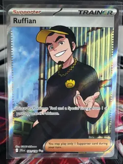 Pokemon TCG Journey Together Ruffian Trainer Full Art Ultra Rare NM/M - Image 1