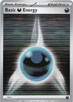 Pokemon - Basic Darkness Energy #23 SVE: Scarlet & Violet Energies Reverse Holo - Image 1