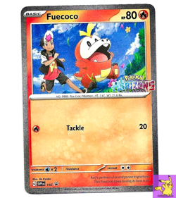 Pokemon Horizons Fuecoco SVP 192 Stamped Promo Grand Adventure Collection - NM - Image 1