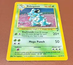 POKEMON TCG NIDOQUEEN 12/130 BASE SET 2 VERY GOOD LIGHT PLAY BARGAIN - Image 2