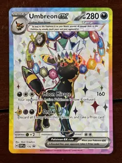 Pokemon Scarlet & Violet Umbreon Ex Promo 176 Holo Black Star - Image 1