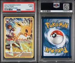 2022 Pokemon SWSH Brilliant Stars TG04 Jolteon Trainer Gallery Full Art PSA 9 - Image 3