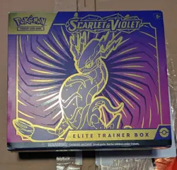 Pokemon TCG: Scarlet and Violet ETB - Miraidon Purple & Premium Accessories Only - Image 1
