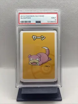 2019 Pokemon Japanese Old Maid Slowpoke Pokemon Center PSA 9 Mint - Image 1