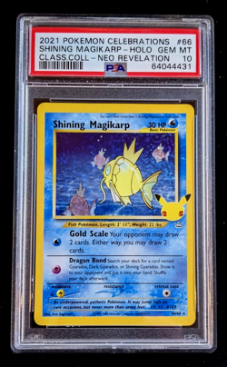 2021 Pokemon Celebrations Shining Magikarp Gem Mint PSA 10 (2X) - Image 4