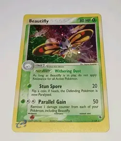 Vintage Pokemon - BEAUTIFLY 2/109 🦋 EX Ruby & Sapphire Holo Rare LP/MP 2003 - Image 1
