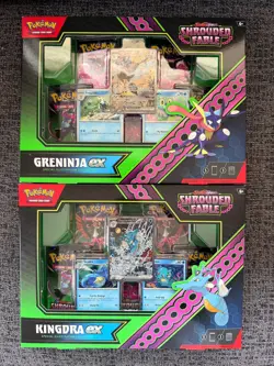 Pokemon TCG Shrouded Fable Kingdra & Greninja Special Collection EX Box - NEW - Image 1