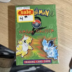 Factory Sealed 2000 Wizards Of The Coast POKEMON GRASS CHOPPER Theme deck 742818061551 - Image 1