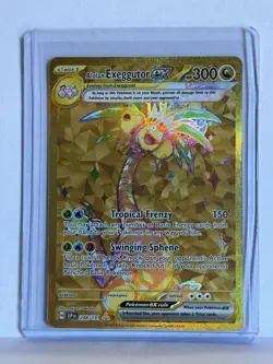 Alolan Exeggutor ex GOLD 248/191 Sv08: Surging Sparks Pokemon TCG Holo NM - Image 1