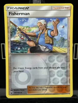Pokemon TCG: Fisherman- 130/168 - Celestial Storm - Trainer Reverse - NM - Image 3