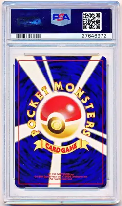1996 Pokemon Japanese Jungle Venomoth Swirl Holo #49 PSA 10 - POP 261 - Image 2