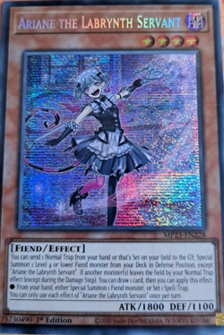 Ariane The Labrytnh Servant MP23-EN228 Prismatic Secret RARE 1st Edition YuGiOh - Image 1