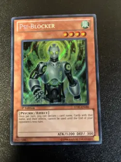 Yu-Gi-Oh! TCG Psi-Blocker Starstrike Blast STBL-EN086 1st Edition Secret Rare - Image 1