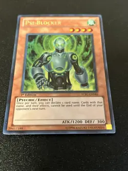 Yu-Gi-Oh! TCG Psi-Blocker Starstrike Blast STBL-EN086 1st Edition Secret Rare - Image 2