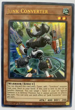 🔥 Yugioh LDS3-EN118 Junk Converter STANDARD Ultra Rare NM 1ST EDITION - Image 1