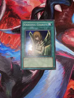 Yugioh! Graceful Charity SDP-040 Super Rare Unlimited Heavy Play - Image 1