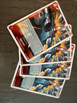 Igaram OP04-002 Rare Kingdoms of Intrigue English One Piece NM Playset x4 - Image 1
