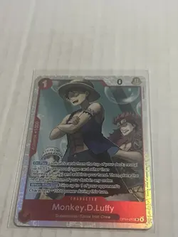 One Piece The Azure Sea’s Seven Monkey D Luffy OP14-013 SR English - Image 1