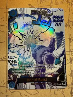 One Piece TCG Boeuf Burst (Alternate Art) OP12-060 Alt Legacy of the Master Foil - Image 1