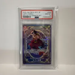 2025 ONE PIECE JPN A FIST OF DIVINE SPEED ALT ART #005 LUFFY-TAROU PSA 10 - Image 1