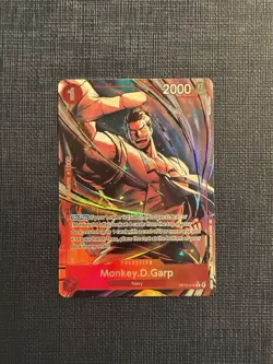 Monkey.D.Garp Alternate Art OP13-016 One Piece Carrying On His Will TCG - Image 1