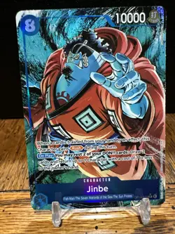 One Piece Jinbe Alt Art OP14-049 THE AZURE SEA'S SEVEN English - Image 1