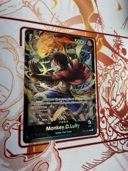 One Piece Monkey.D.Luffy (001) L Starter Deck 14: 3D2Y ST14-001 English Foil NM - Image 2
