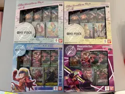 One Piece TCG Illustration Box Vol.1-4 Bundle,English Version Factory Sealed New - Image 1