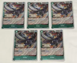 One Piece Killer Judge Pack Vol. 3 OP01-039 Promo English Foil Cards (5x) Stamp - Image 1