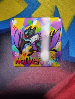 Noivern Pokemon Lenticular Mini Card New - Image 2