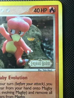 🔥 Magby 58/92 Legend Maker Reverse Holo Pokemon Tcg Card 2006 Near Mint - Image 5