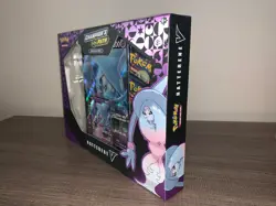 Pokemon Champion's Path Collection Hatterene V box 4 booster packs foil card - Image 3