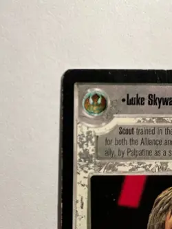 Star Wars CCG Luke Skywalker Jedi Knight Card Death Star II *D* - Image 2
