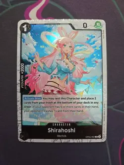 OP05-082 Shirahoshi - One Piece TCG Card :: OP05 - PRB pirate flag Foil - Image 1