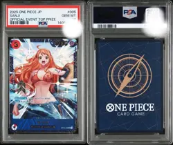 PSA 10 GM 2025 Sanji OP10-005 Top Prize Flagship Promo One Piece Card Japanese - Image 2