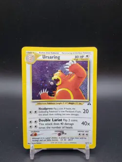 Ursaring 15/75 Holo Neo Discovery Unlimited DMG Pokemon Card - Image 1