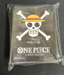 Luffy pirate Flag One Piece Official Limited card sleeve 70 sleeves New Japan SF - Image 1