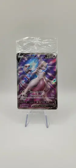 Pokemon TCG: Mewtwo V SWSH229 Sword & Shield Black Star Promo Card SEALED NM - Image 1