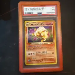 Light Arcanine #59 PSA 7 NM Neo Destiny Holo Japanese Pokemon Card 🔥🔥 - Image 1