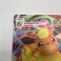 Pokemon TCG Flareon VMAX Full Art Ultra Rare Holo Card 018/203. - Image 2