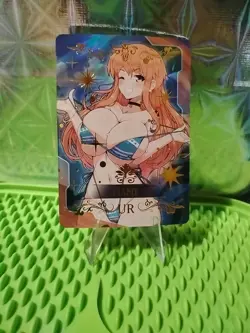Goddess Nami (One Piece) anime Sexy Waifu UR Trading Card - Image 1