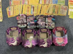 575+ Pokemon Card Lot + 8 Empty Tins - Sun&Moon / Sword&Shield Era - Image 3