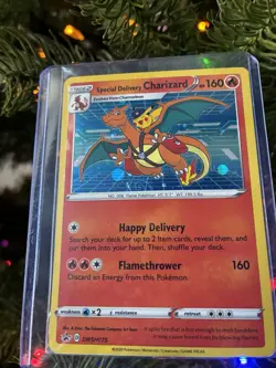 Special Delivery Charizard Pokemon Center Promo Card Holo (SWSH075) - SEALED - Image 3