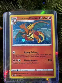 Special Delivery Charizard Pokemon Center Promo Card Holo (SWSH075) - SEALED - Image 4