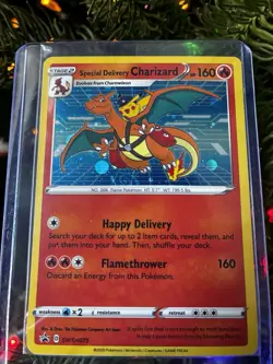 Special Delivery Charizard Pokemon Center Promo Card Holo (SWSH075) - SEALED - Image 5