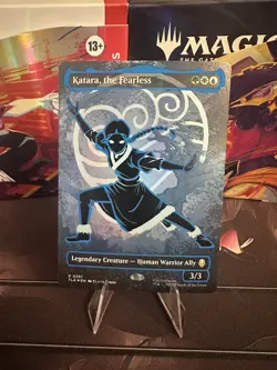Katara, the Fearless (Borderless) (Neon Ink Foil) Avatar: The Last Airbender MTG - Image 1